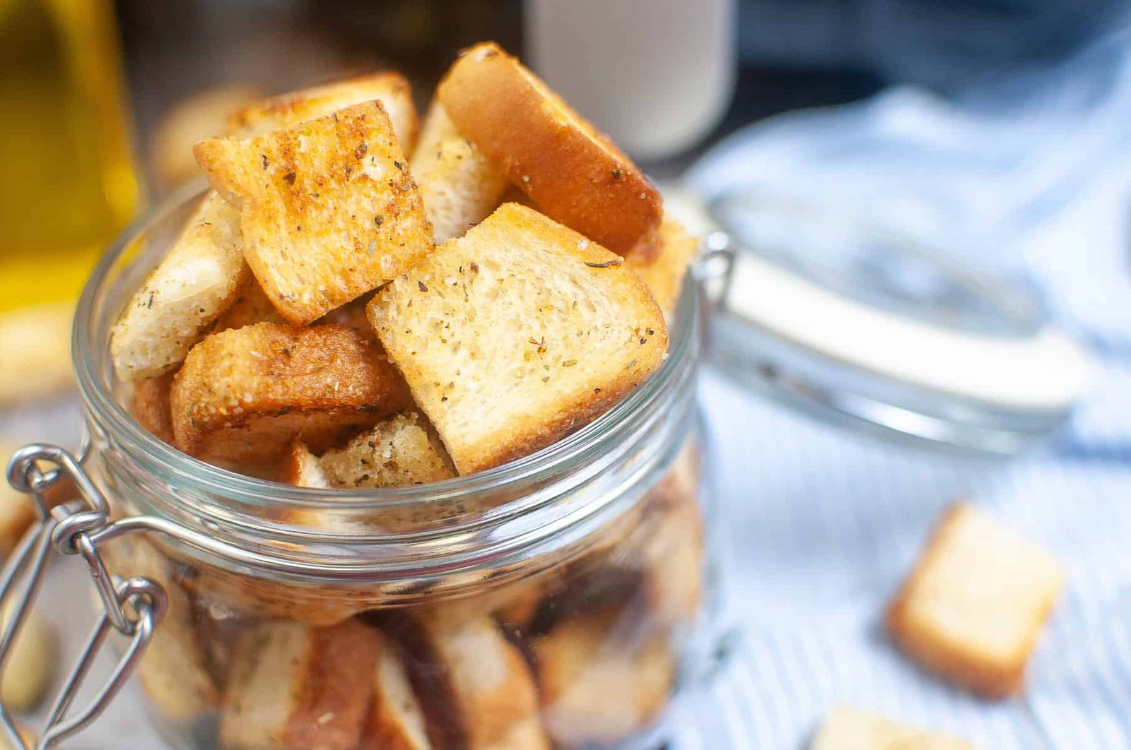 Tofu Croutons for Soup in the Air Fryer