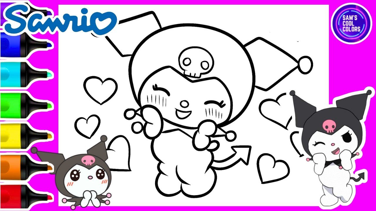 Kuromi Coloring Page: Unleash Your Creativity and Relaxation